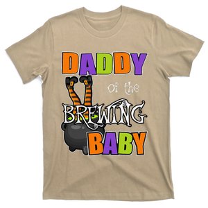 Daddy Of Brewing Baby Halloween Theme Baby Shower Spooky T-Shirt