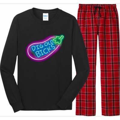 Dig Old Bicks Solar Opposites Funny Meme Gag Cute Gift Long Sleeve Pajama Set