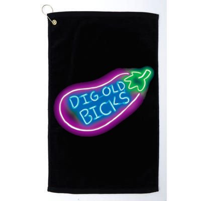 Dig Old Bicks Solar Opposites Funny Meme Gag Cute Gift Platinum Collection Golf Towel