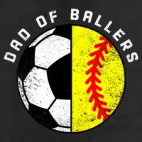 Dad Of Ballers Funny Soccer Softball Dad Gift Cool Comfort Performance Bucket Hat