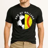 Dad Of Ballers Funny Soccer Softball Dad Gift Cooling Performance Crew T-Shirt