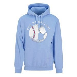 Dad Of Ballers Father Son Soccer Baseball Player Coach Gift Unisex Surf Hoodie