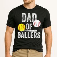 Dad of Ballers Dad of Baseball And Softball Player For Dad Cooling Performance Crew T-Shirt