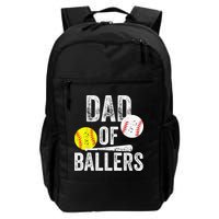 Dad of Ballers Dad of Baseball And Softball Player For Dad Backpack