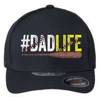 Dad of Ballers Dad of Baseball And Softball Player Flexfit Unipanel Trucker Cap