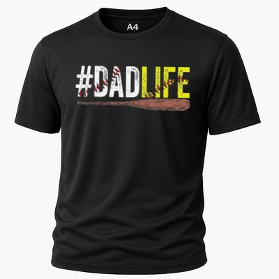 Dad of Ballers Dad of Baseball And Softball Player Performance Shirt