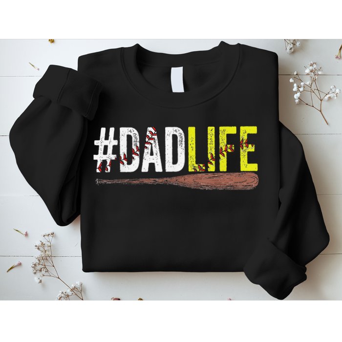 Dad of Ballers Dad of Baseball And Softball Player Sweatshirt