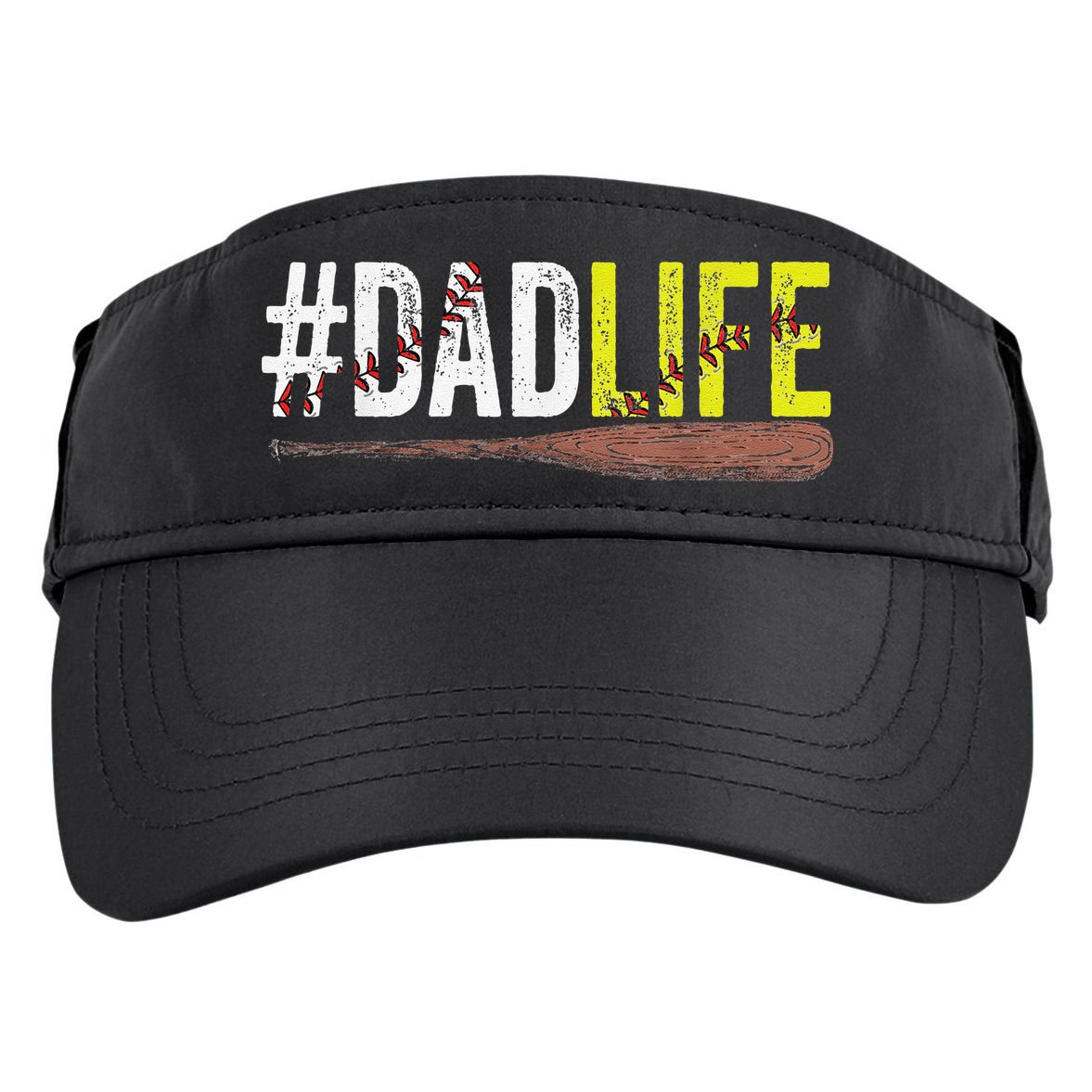 Dad of Ballers Dad of Baseball And Softball Player Adult Drive Performance Visor