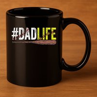 Dad of Ballers Dad of Baseball And Softball Player 11oz C Handle Ceramic Mug
