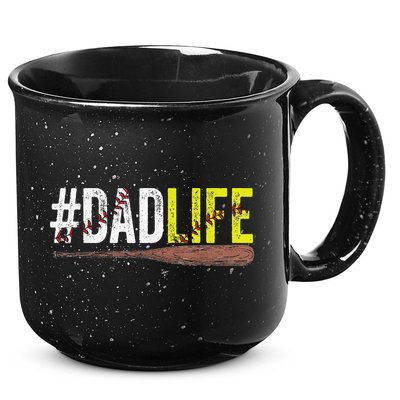Dad of Ballers Dad of Baseball And Softball Player 15oz Campfire Ceramic Mug