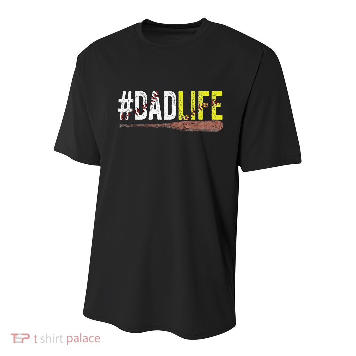 Dad of Ballers Dad of Baseball And Softball Player Youth Performance Sprint T-Shirt