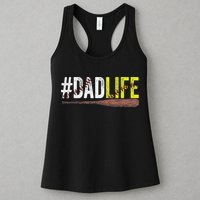 Dad of Ballers Dad of Baseball And Softball Player Womens Tank Top
