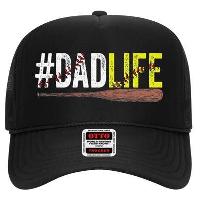 Dad of Ballers Dad of Baseball And Softball Player Trucker Hat