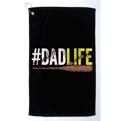 Dad of Ballers Dad of Baseball And Softball Player Golf Towel