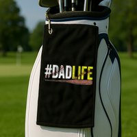 Dad of Ballers Dad of Baseball And Softball Player Golf Towel