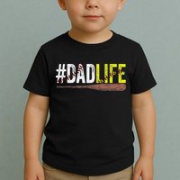 Dad of Ballers Dad of Baseball And Softball Player Toddler T-Shirt