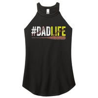 Dad of Ballers Dad of Baseball And Softball Player Women's Perfect Tri Rocker Tank