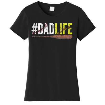 Dad of Ballers Dad of Baseball And Softball Player Women's T-Shirt