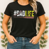 Dad of Ballers Dad of Baseball And Softball Player Womens T-Shirt