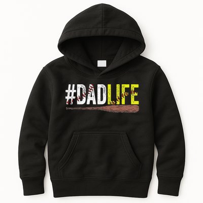 Dad of Ballers Dad of Baseball And Softball Player Kids Hoodie