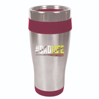 Dad of Ballers Dad of Baseball And Softball Player 16oz Travel Tumbler