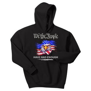 Design On Back We The People Have Had Enough Kids Hoodie