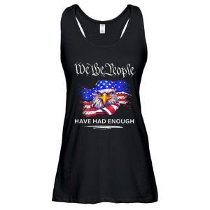 Design On Back We The People Have Had Enough Ladies Essential Flowy Tank