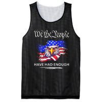 Design On Back We The People Have Had Enough Mesh Reversible Basketball Jersey Tank