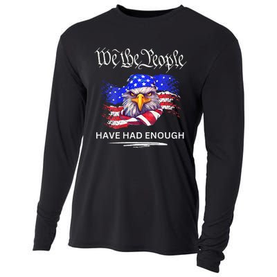 Design On Back We The People Have Had Enough Cooling Performance Long Sleeve Crew