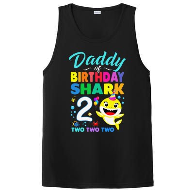 Daddy Of Birthday Shark 2nd Matching Oufit Party For Family PosiCharge Competitor Tank