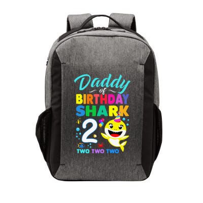 Daddy Of Birthday Shark 2nd Matching Oufit Party For Family Vector Backpack