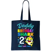 Daddy Of Birthday Shark 2nd Matching Oufit Party For Family Tote Bag