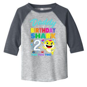 Daddy Of Birthday Shark 2nd Matching Oufit Party For Family Toddler Fine Jersey T-Shirt