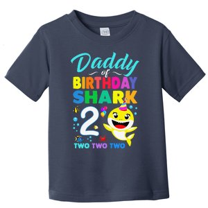 Daddy Of Birthday Shark 2nd Matching Oufit Party For Family Toddler T-Shirt