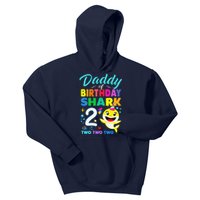 Daddy Of Birthday Shark 2nd Matching Oufit Party For Family Kids Hoodie