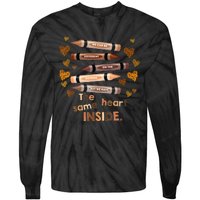 Different Outside But Same Heart Inside Black History Month Tie-Dye Long Sleeve Shirt