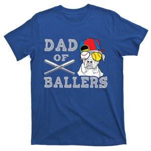 Dad Of Ballers Softball Baseball Father Gift T-Shirt