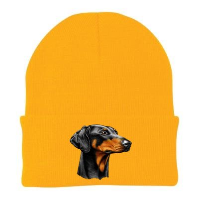 Doberman Dog Knit Cap Winter Beanie