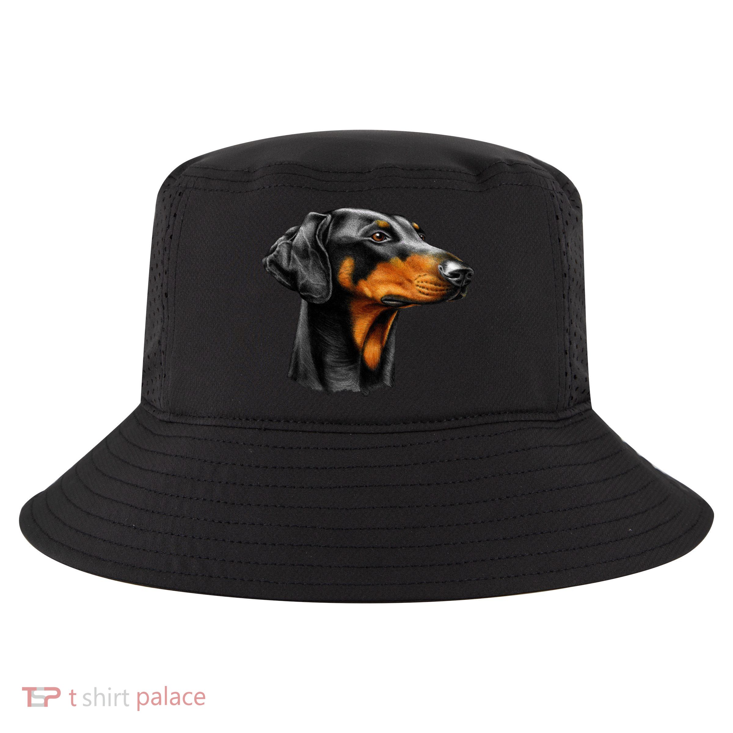 Doberman Dog Cool Comfort Performance Bucket Hat
