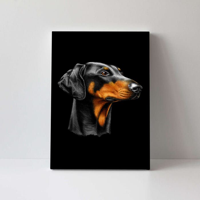 Doberman Dog Canvas