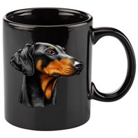 Doberman Dog 11oz C Handle Ceramic Mug