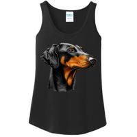 Doberman Dog Ladies Essential Tank