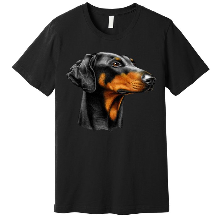 Doberman Dog Premium T-Shirt