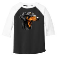 Doberman Dog Toddler Fine Jersey T-Shirt