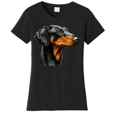 Doberman Dog Women's T-Shirt