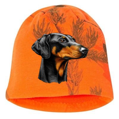 Doberman Dog Kati - Camo Knit Beanie