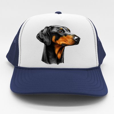 Doberman Dog Trucker Hat