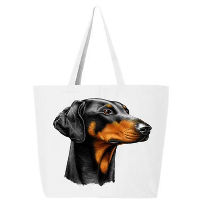 Doberman Dog 25L Jumbo Tote