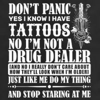 Dob't Panic I Have A Tattooed Cool Comfort Performance Bucket Hat