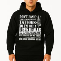 Dob't Panic I Have A Tattooed Hoodie
